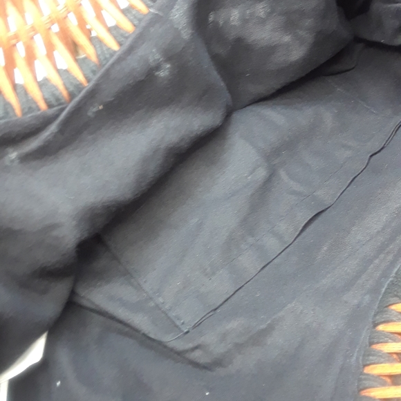 Boho Macrame & Rattan handbag - Picture 6 of 7